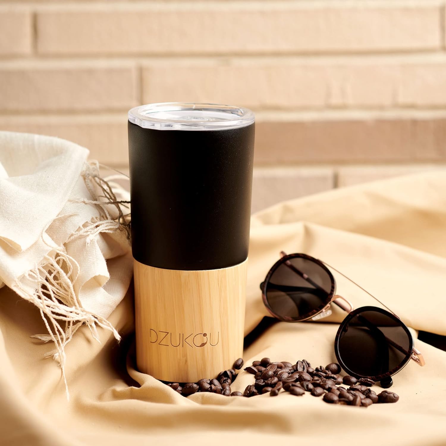 Bamboo and StainlessTumbler 470 ml Bottle Eco-Friendly Alternative - Modern and Stylish